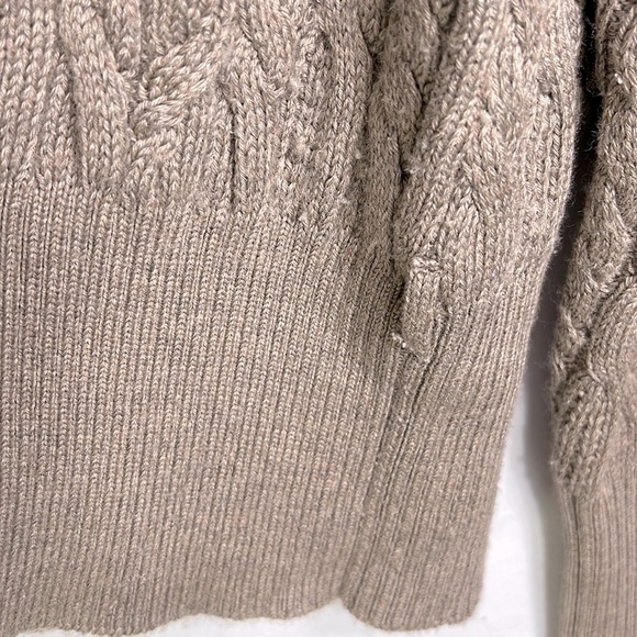 St John Sport Cable Knit Wrap Cardigan Sweater size S - Picture 8 of 10